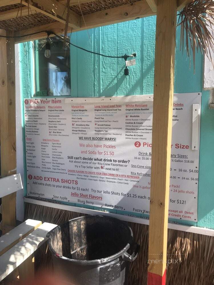 Surfin Rita Daiquiris To-Go - Surfside Beach, TX menu_pic