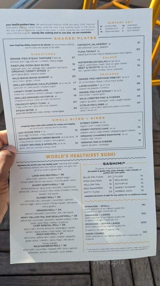 Mandrake Rooftop - Columbus, OH menu_pic