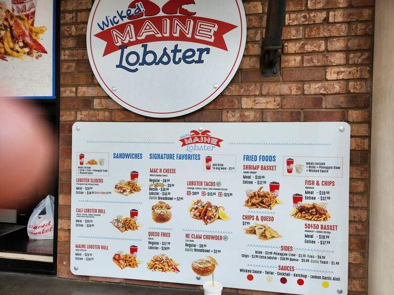 Wicked Maine Lobster - Carlsbad, CA menu_pic