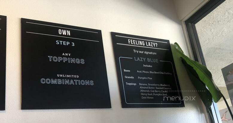 Blue Bowl Superfoods - Costa Mesa, CA menu_pic