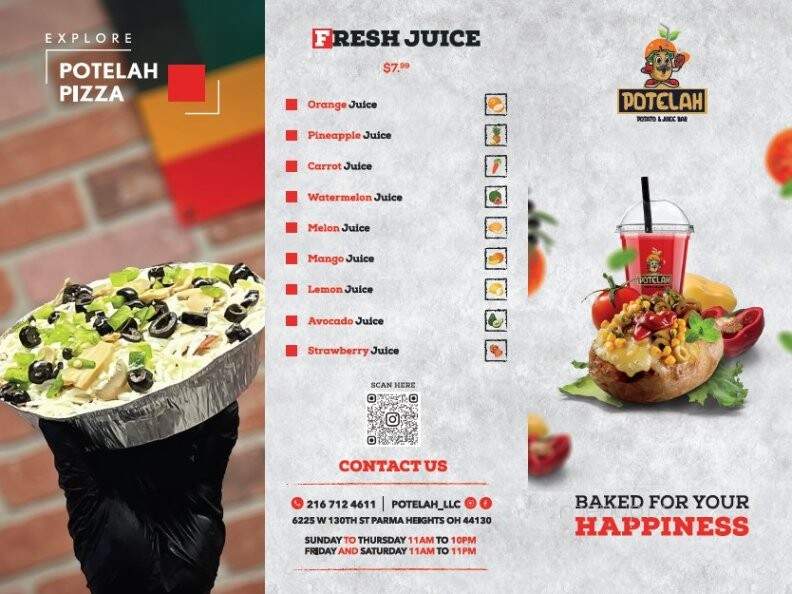 Potelah - Parma Heights, OH menu_pic