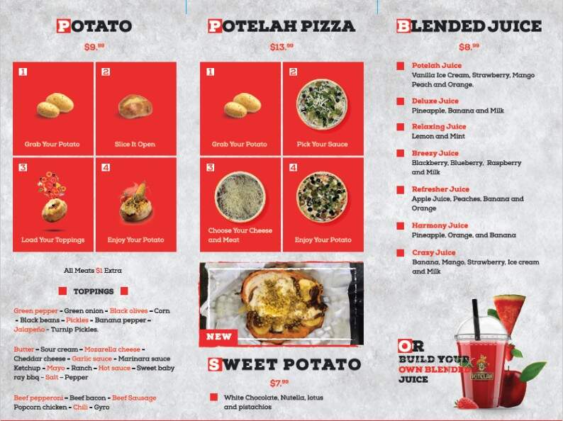 Potelah - Parma Heights, OH menu_pic
