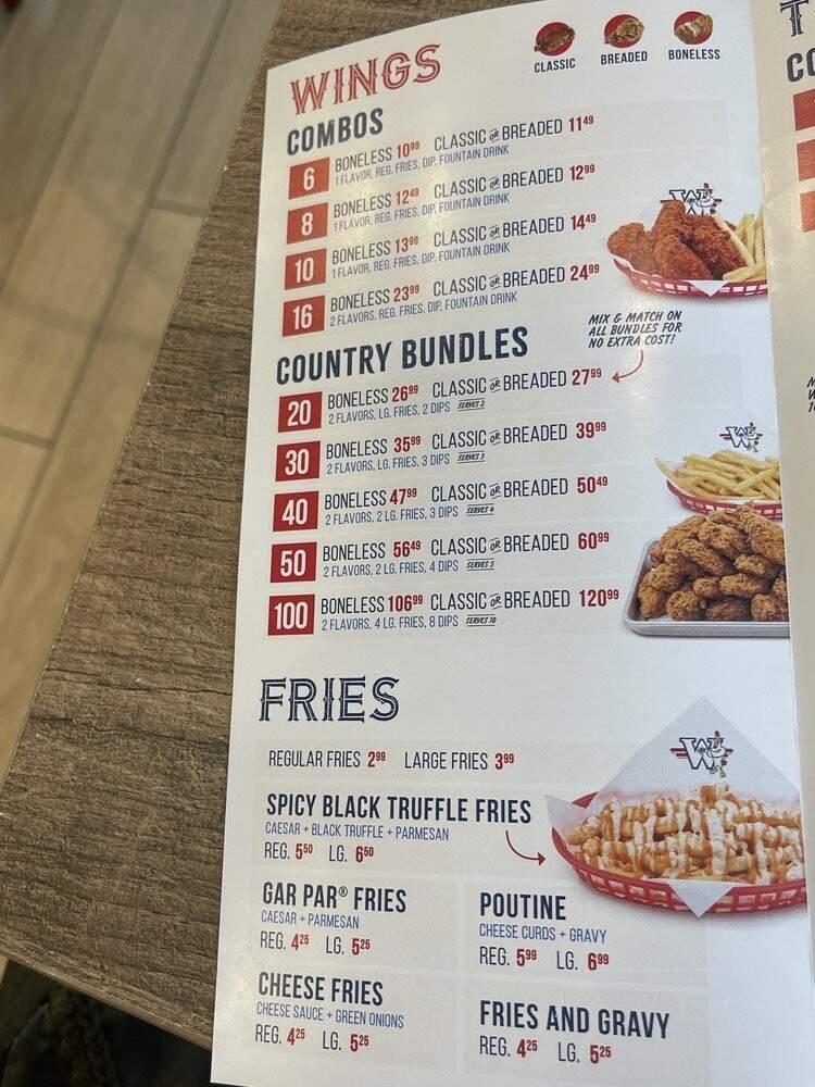 Wing Country - Miami, FL menu_pic