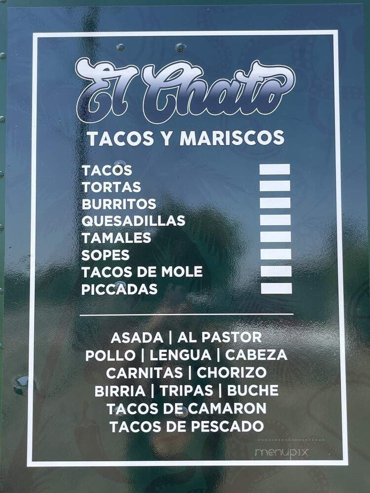 El Chato Tacos Y Mariscos - Madera, CA menu_pic