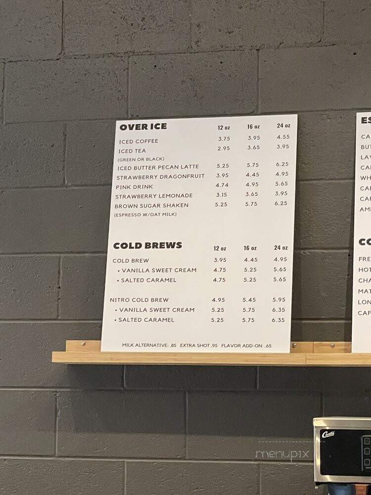 Coffee & Bark - Berkley, MI menu_pic