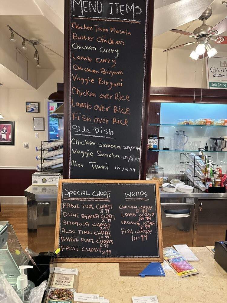 Chaat Wala - Ambler, PA menu_pic