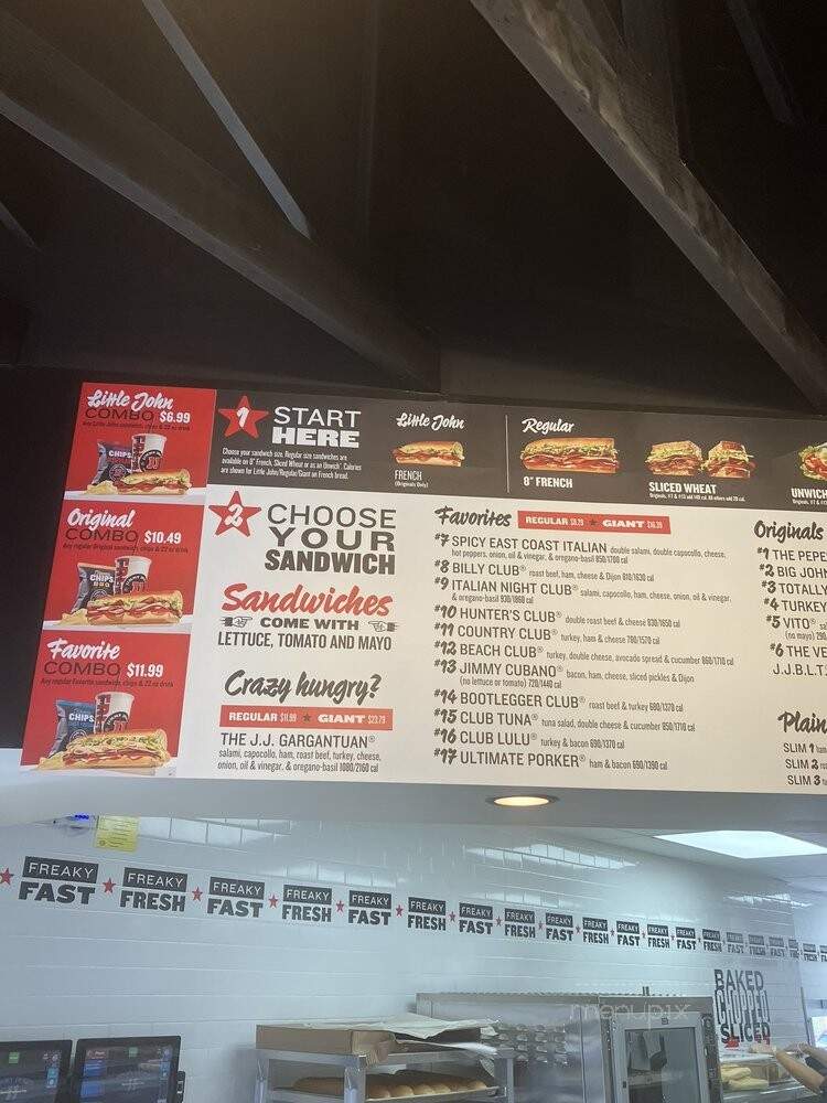 Jimmy John's Gourmet Sandwiches - Mesquite, NV menu_pic