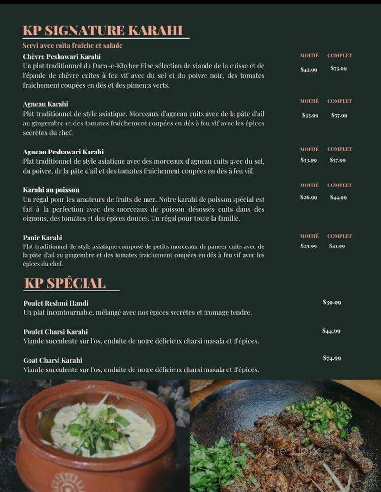 Karahi Point - Montreal, QC menu_pic