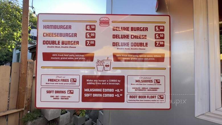 Counter Side Burgers and Fries - Walla Walla, WA menu_pic