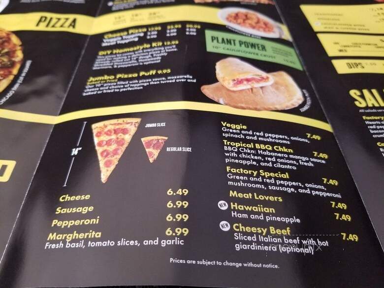 Slice Factory - Maywood, IL menu_pic