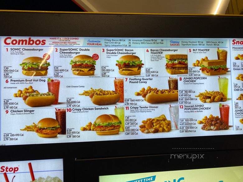 Sonic Drive-In - Westfield, IN menu_pic