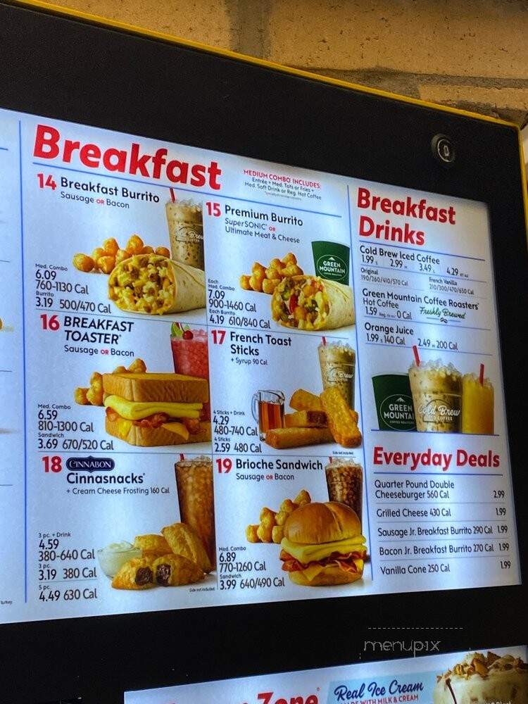 Sonic Drive-In - Westfield, IN menu_pic
