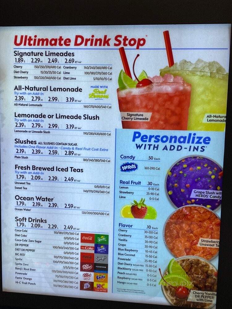 Sonic Drive-In - Westfield, IN menu_pic