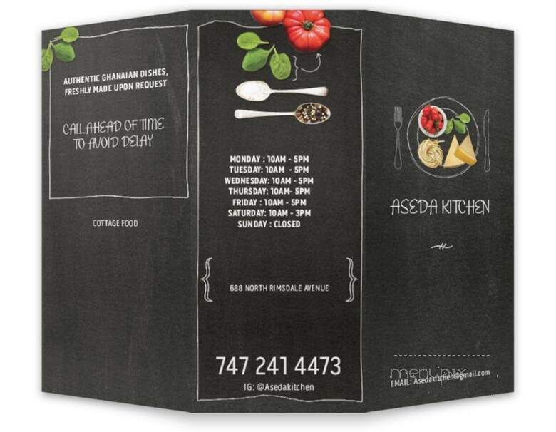 Aseda Kitchen - Covina, CA menu_pic