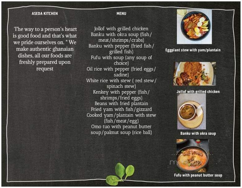 Aseda Kitchen - Covina, CA menu_pic