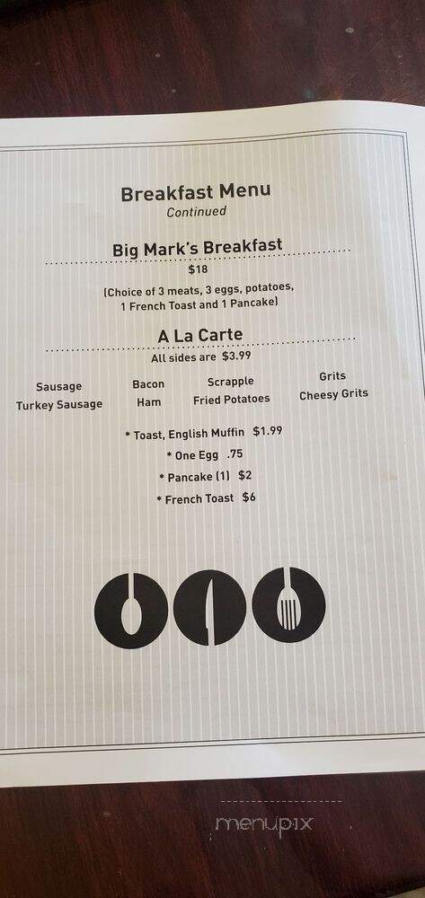 T-Lo's Diner - Sunderland, MD menu_pic