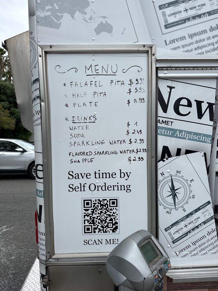 Falafel Time - Sherman Oaks, CA menu_pic