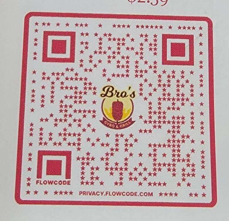 Bro's Gyro & Grill - St. Augustine, FL menu_pic