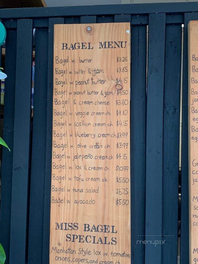 Miss Bagel - Brooklyn, NY menu_pic