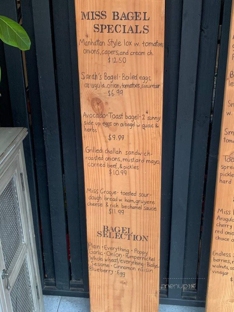 Miss Bagel - Brooklyn, NY menu_pic