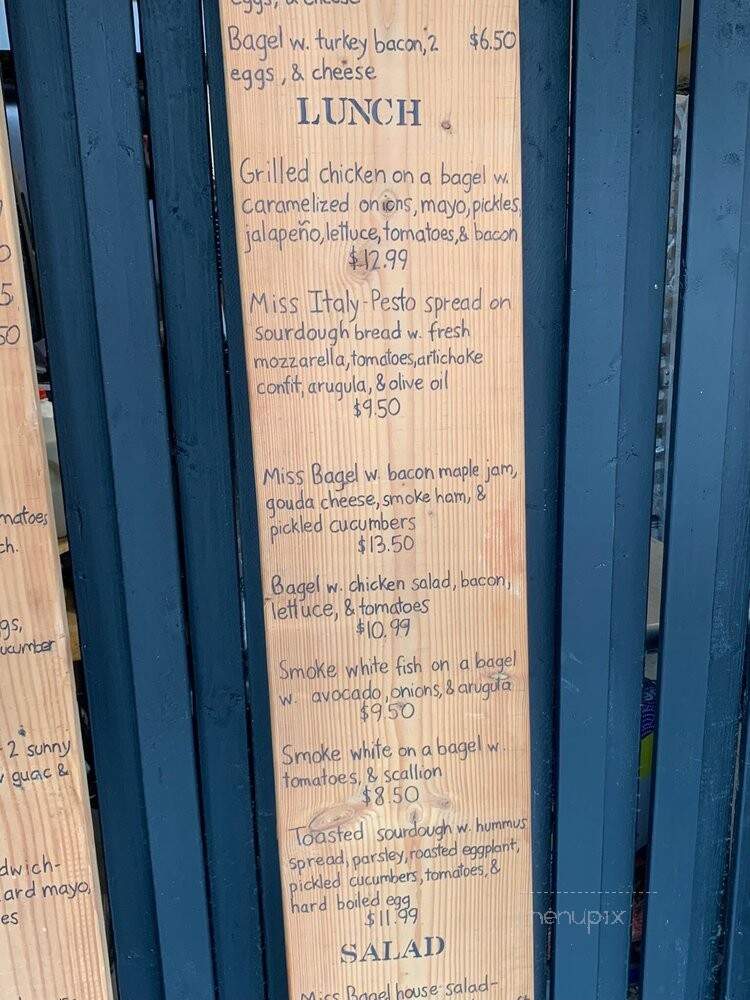 Miss Bagel - Brooklyn, NY menu_pic