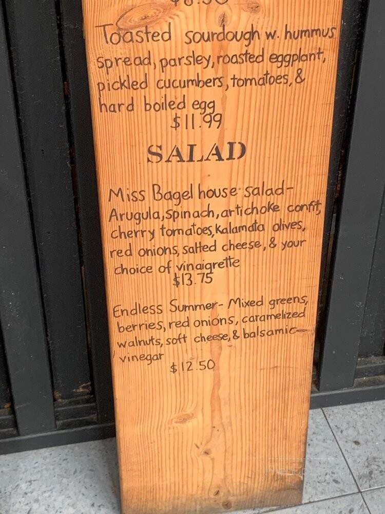 Miss Bagel - Brooklyn, NY menu_pic