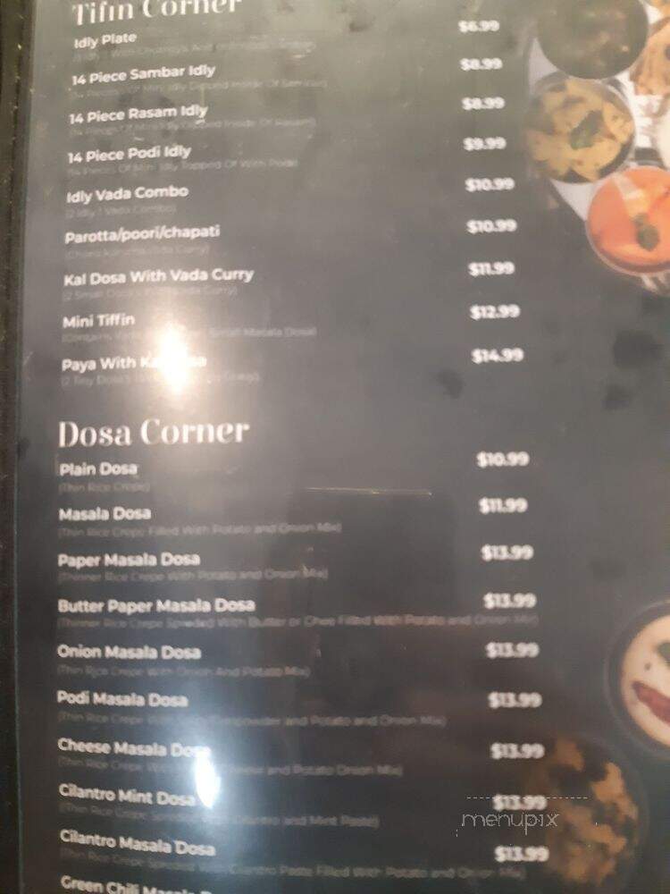 Taste of Tamil Nadu - North York, ON menu_pic