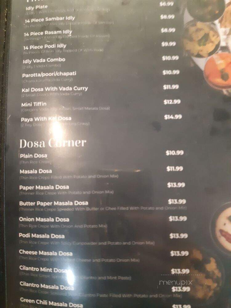 Taste of Tamil Nadu - North York, ON menu_pic