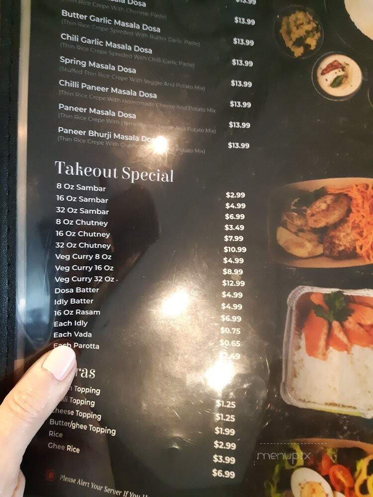Taste of Tamil Nadu - North York, ON menu_pic