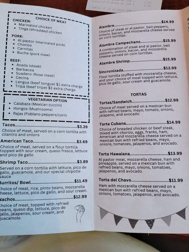 Tromperia El Zac - Saint Paul, MN menu_pic