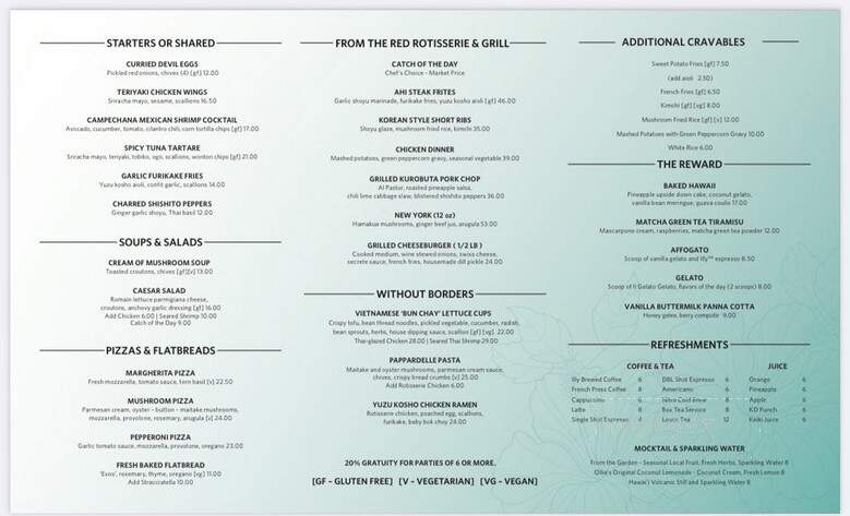 Kitchen Door - Ewa Beach, HI menu_pic