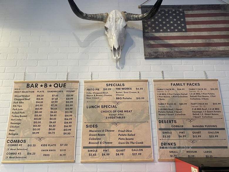 Texas Star BBQ - Hurst, TX menu_pic