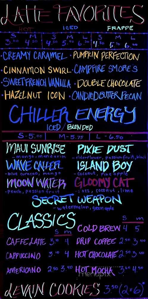Coffee Boys & Co - San Antonio, TX menu_pic