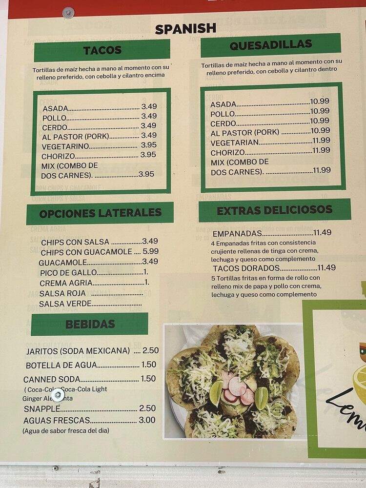 Lemon Food - Plainville, CT menu_pic