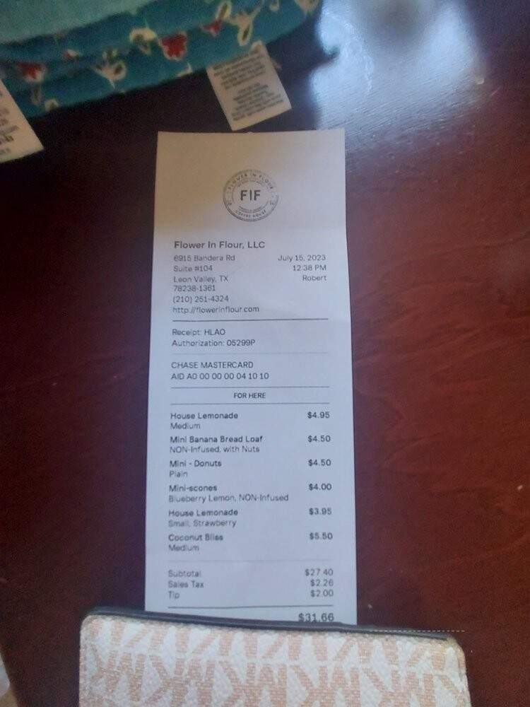 Flower In Flour - San Antonio, TX menu_pic