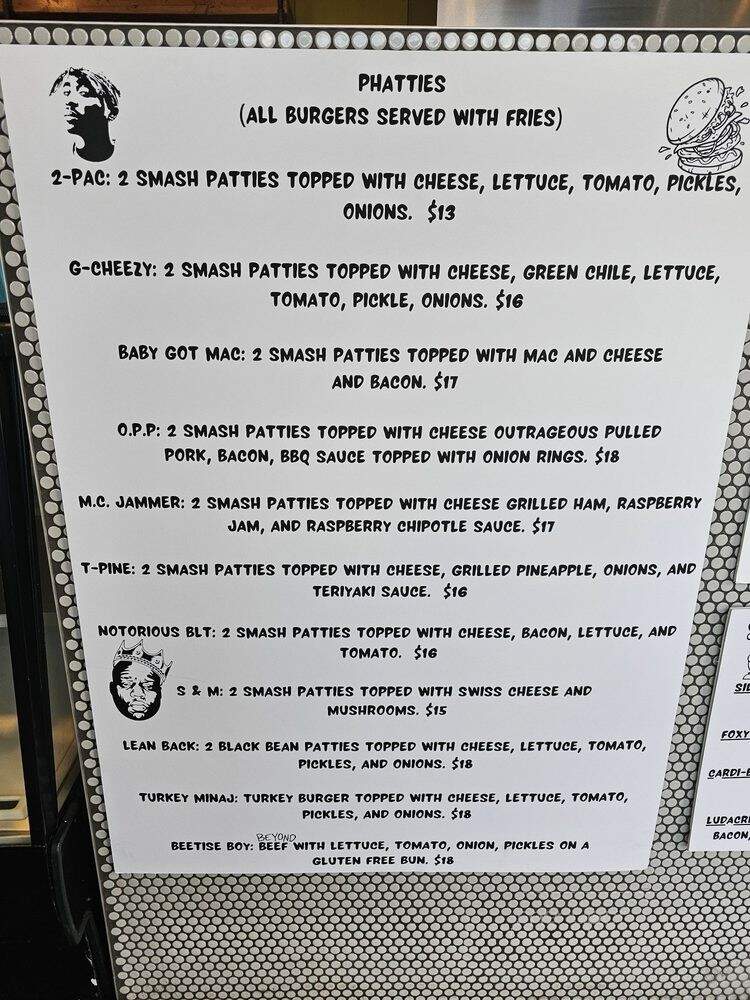 Phat Stax Burgers and More - Albuquerque, NM menu_pic
