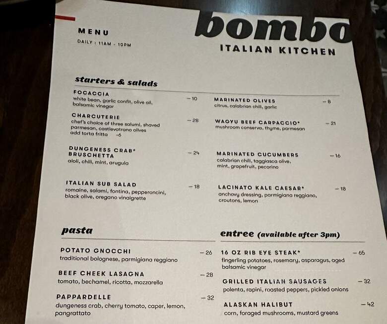 Bombo Italian Kitchen - Seattle, WA