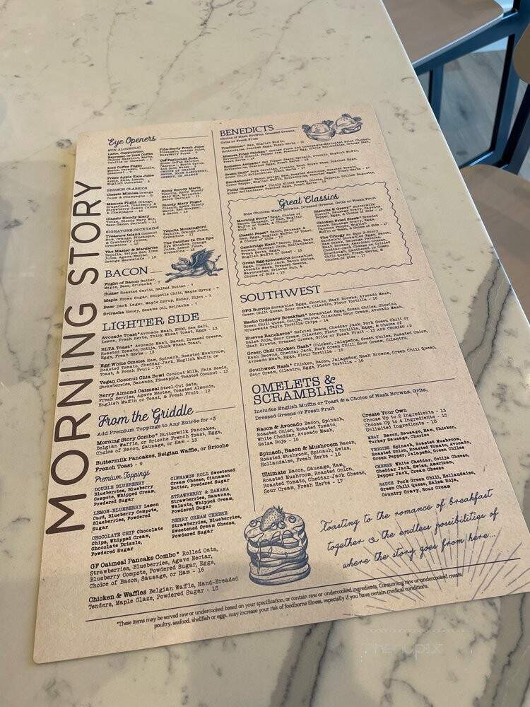 Morning Story - Greenwood Village, CO menu_pic