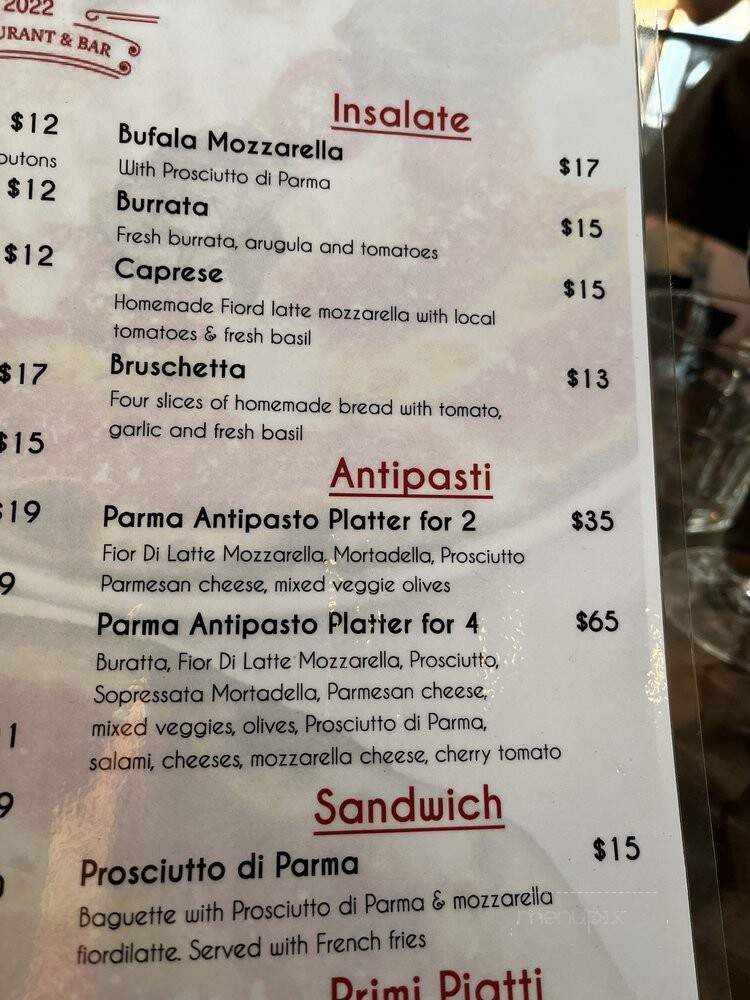 Pizza Parma - Cape Coral, FL menu_pic