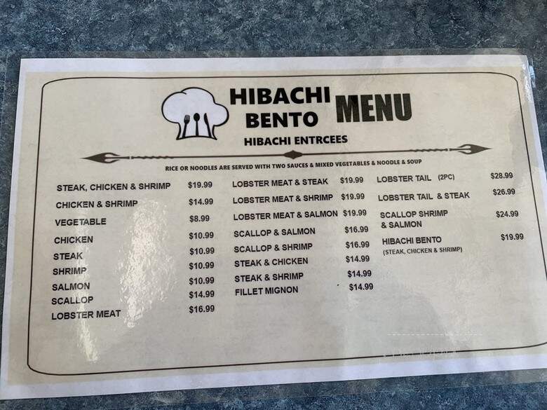 Hibachi Bento - Columbus, OH