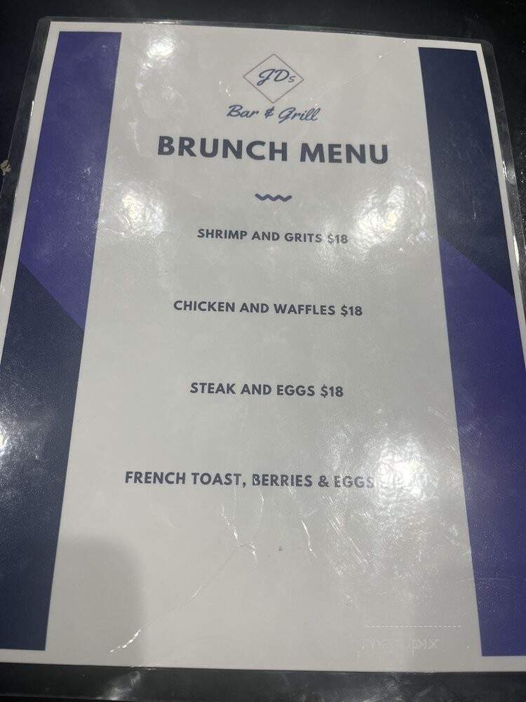 JD's Bar and Grill - Sunrise, FL menu_pic