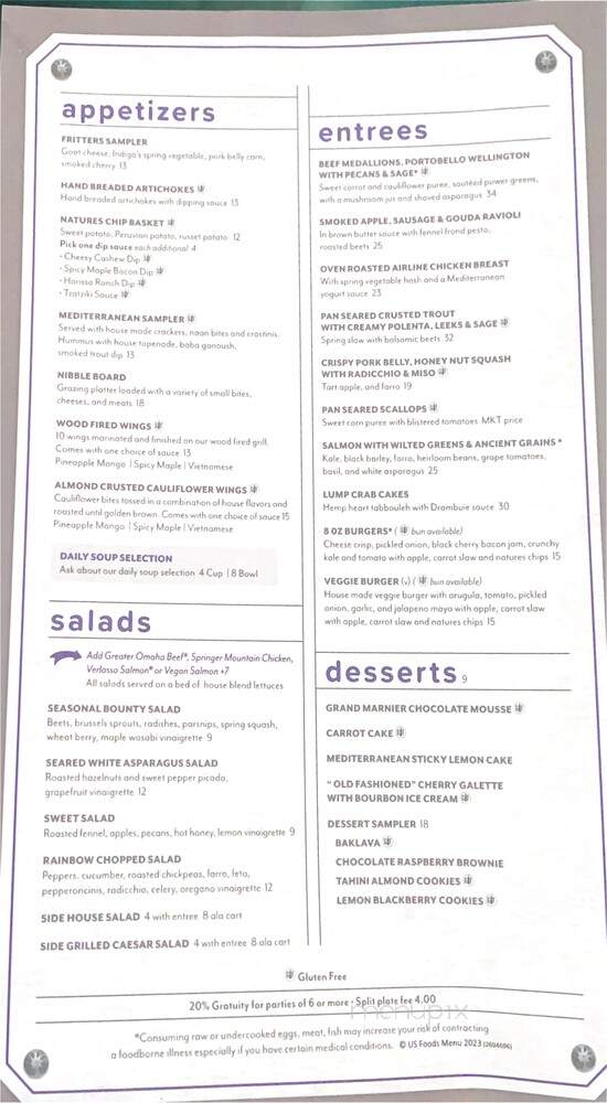 Indigo Cafe - Cleveland, TN menu_pic