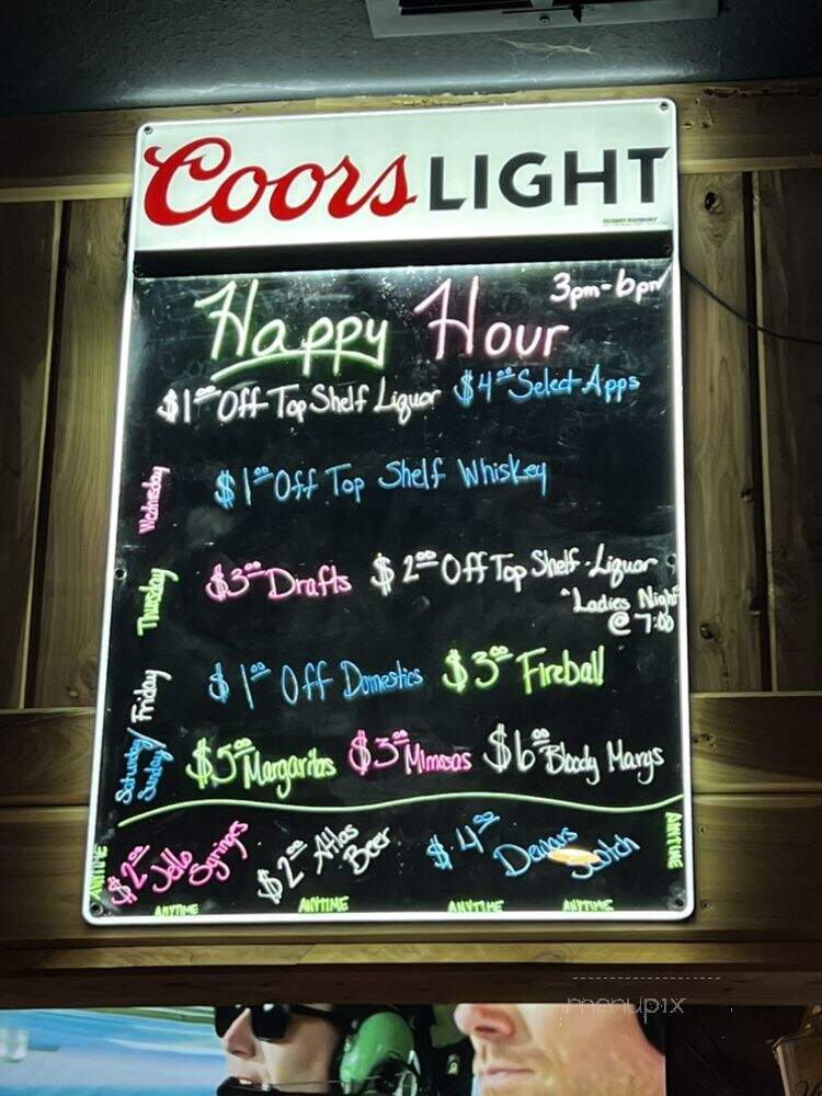 Tjs Bar and Grill - Beggs, OK menu_pic