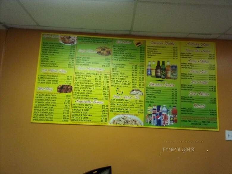 One Stop Jamaica Jerk Restaurant - Chicago, IL menu_pic