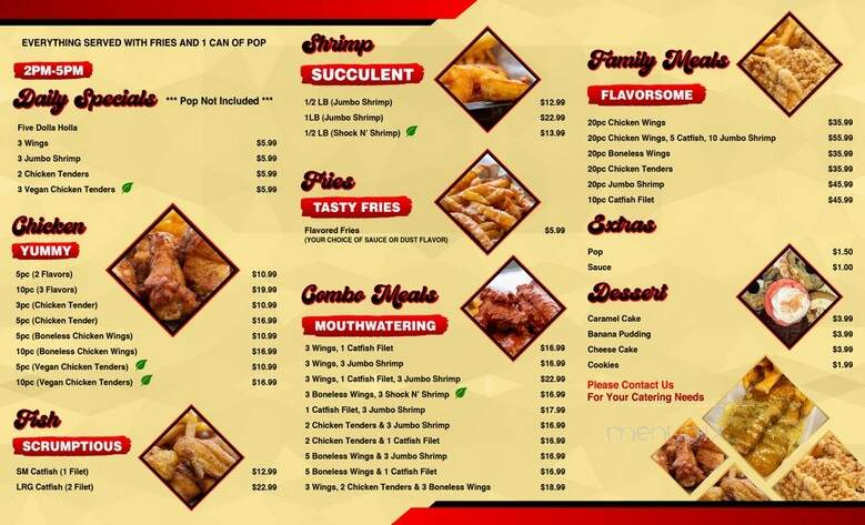 Sticky Fingers Kitchen - Carpentersville, IL menu_pic