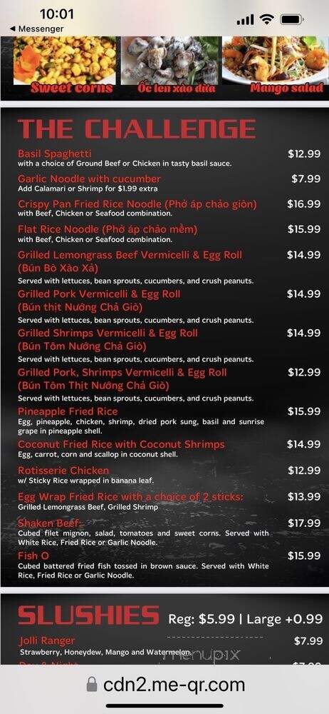 Khoi Restaurant - Garden Grove, CA menu_pic