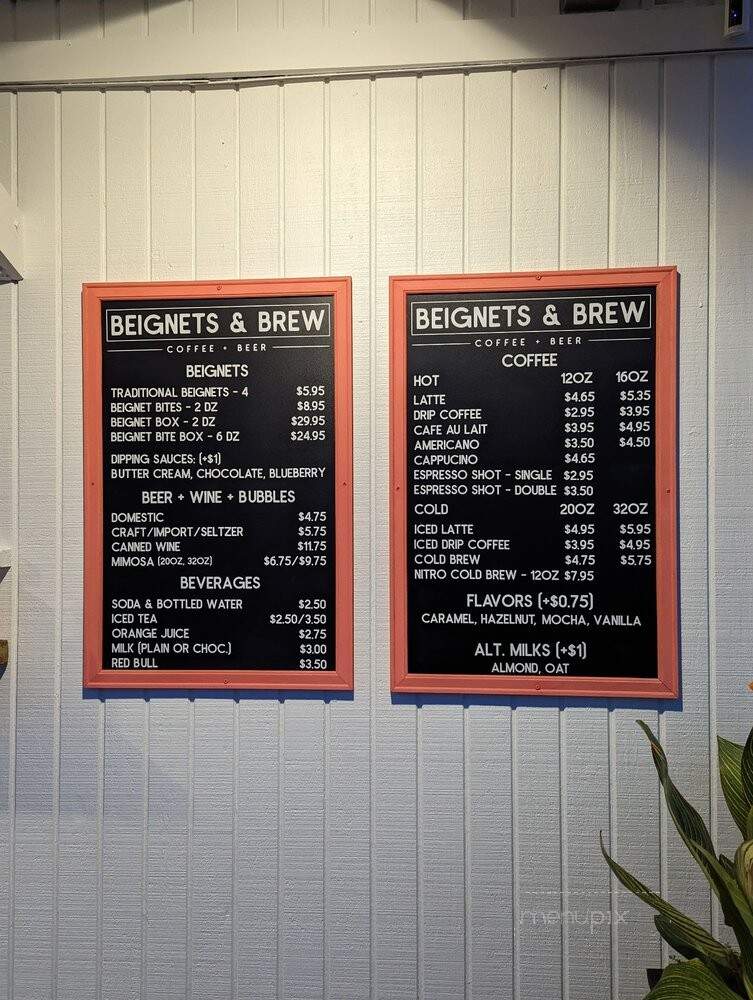 Beignets & Brew - Destin, FL menu_pic