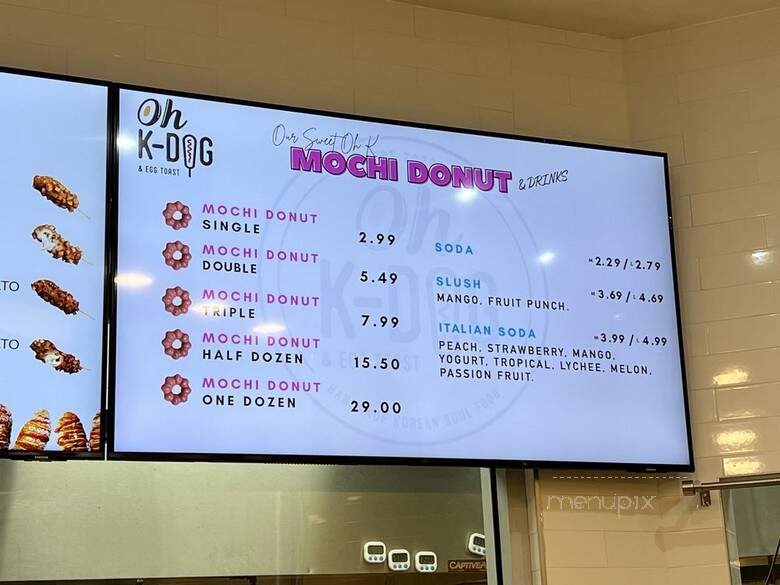 Oh K-Dog - Atlanta, GA menu_pic