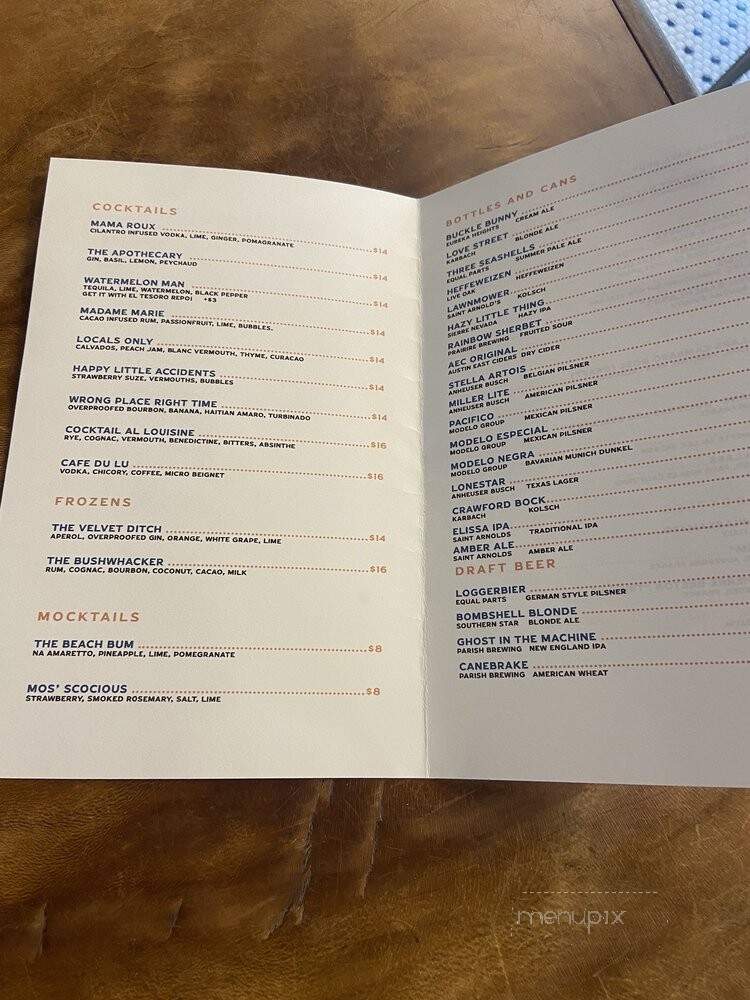 Josephine's Gulf Coast Tradition - Houston, TX menu_pic