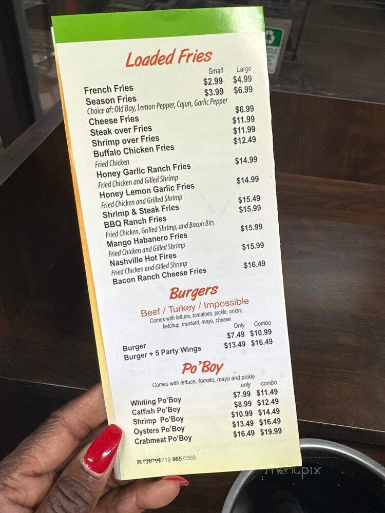 This is SEAFOOD - District Heights, MD menu_pic